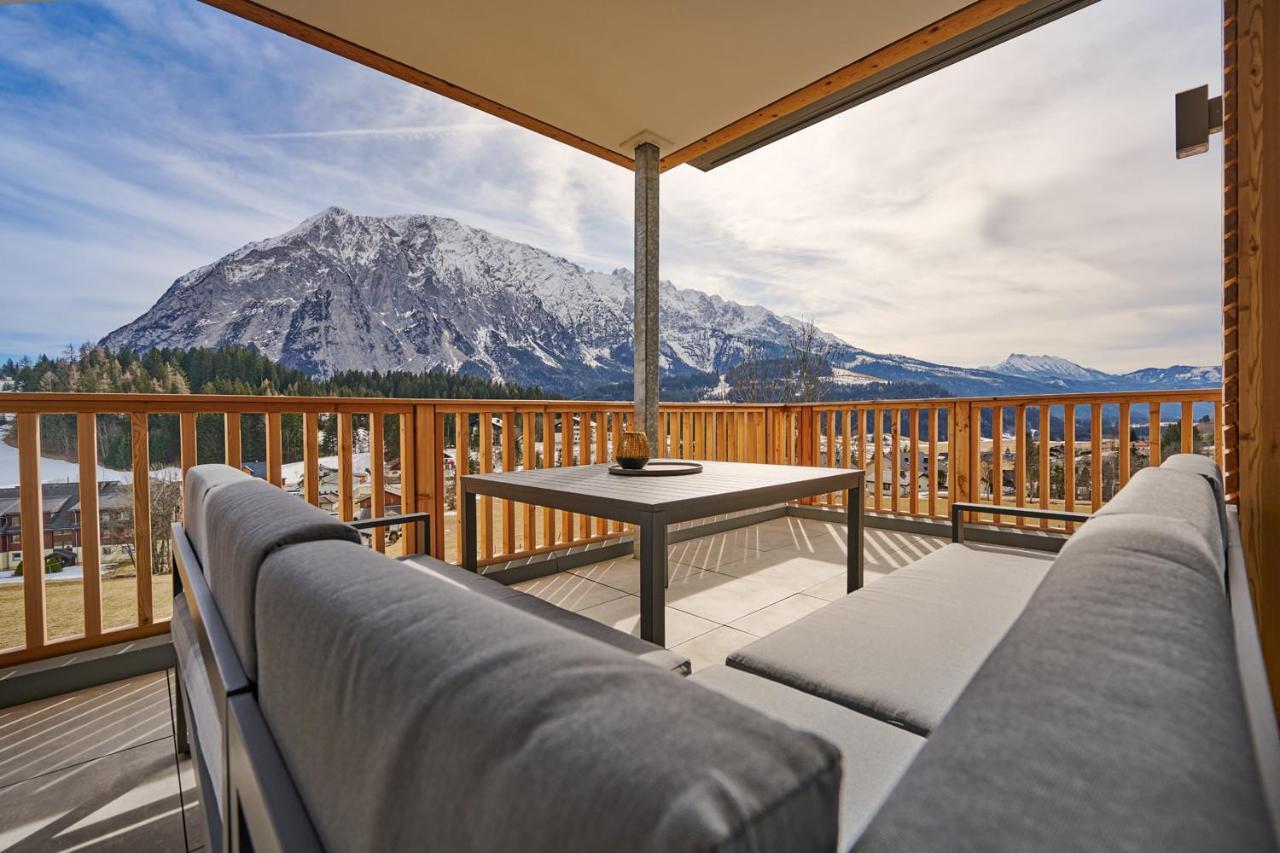 Die Tauplitz Lodges - Adler Auszeit Lodge D6 By Aa Holiday Homes Bagian luar foto